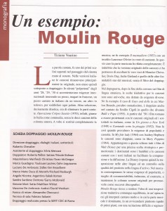 Un esempio di doppiaggio: Moulin Rouge di Tiziana Voarino 3